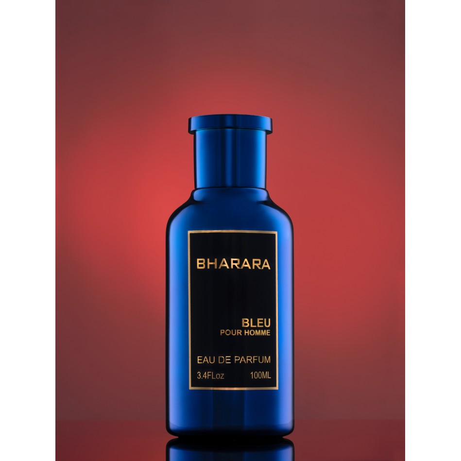  Bharara Double Bleu Pour Homme Eau De Parfum For Men 3.4 oz  /100 ML : Beauty & Personal Care